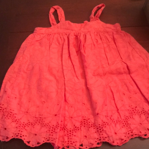GAP Other - Baby Gap Coral Eyelet Dress